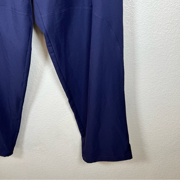 Under Armor Mens Nylon Wide Leg Sweat Pant Navy Blue Large - Picture 4 of 8